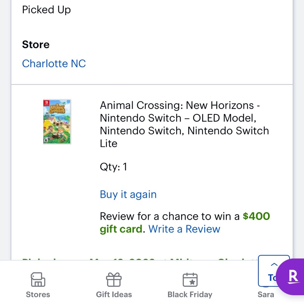 Animal Crossing - switch